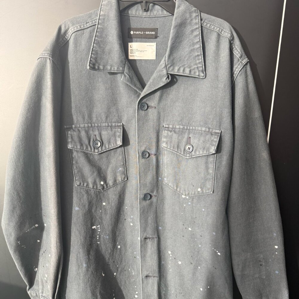 Purple Brand Over Shirt